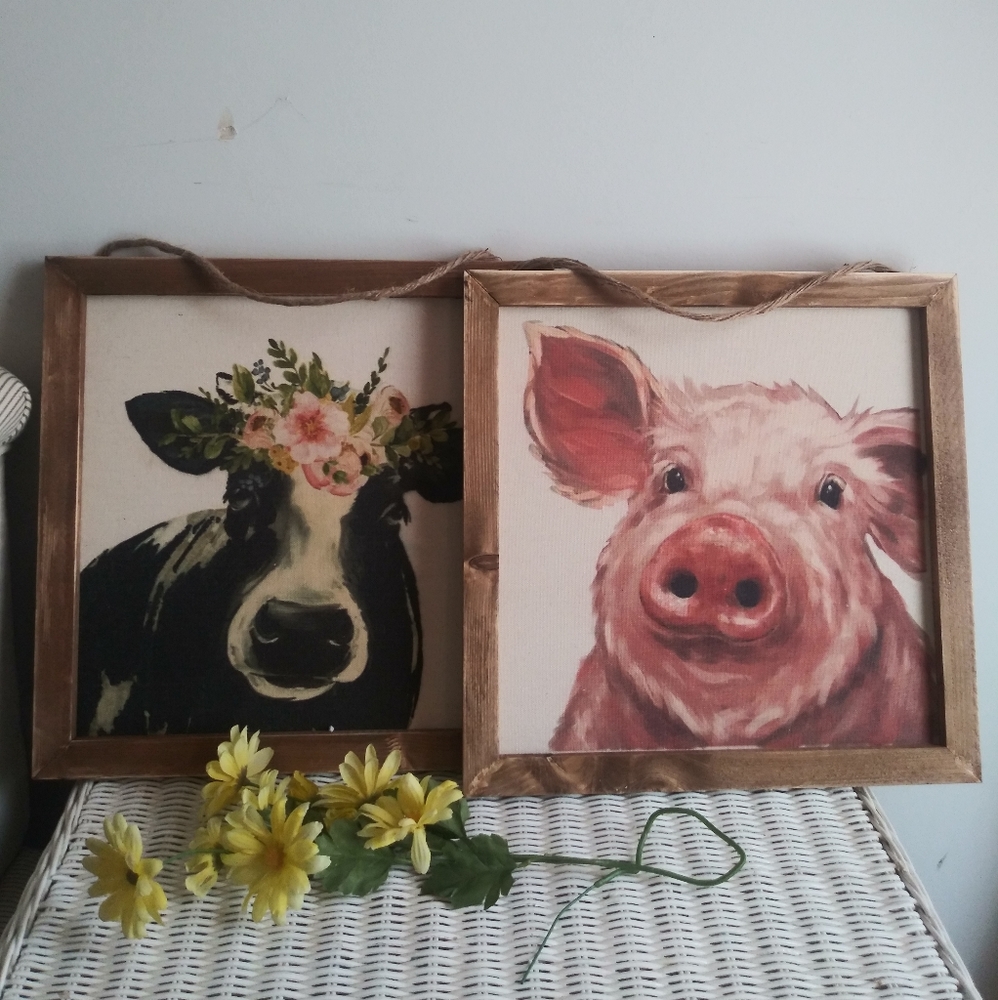 Set of 2 Farmhouse Wall Decor